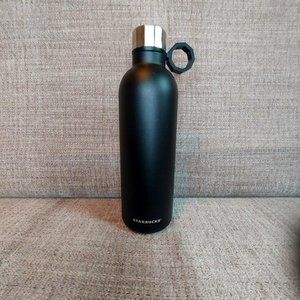Starbucks Black Matte 20oz Water Bottle with Lid (Growler)